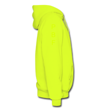 Load image into Gallery viewer, PBF Men's Hoodie - safety green