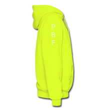 Load image into Gallery viewer, PBF Men's Hoodie - safety green