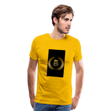 Load image into Gallery viewer, PBF Crown Men's Premium T-Shirt - sun yellow