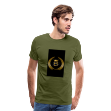 Load image into Gallery viewer, PBF Crown Men's Premium T-Shirt - olive green