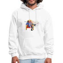 Load image into Gallery viewer, PaperboyFly Dots Men's Hoodie - white