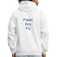 Load image into Gallery viewer, PaperboyFly Dots Men's Hoodie - white
