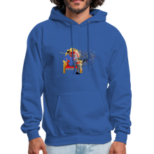 Load image into Gallery viewer, PaperboyFly Dots Men's Hoodie - royal blue
