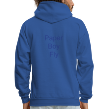 Load image into Gallery viewer, PaperboyFly Dots Men's Hoodie - royal blue