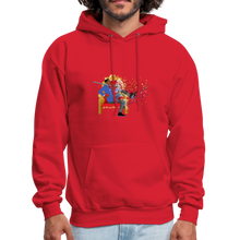 Load image into Gallery viewer, PaperboyFly Dots Men's Hoodie - red