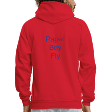 Load image into Gallery viewer, PaperboyFly Dots Men's Hoodie - red