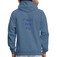 Load image into Gallery viewer, PaperboyFly Dots Men's Hoodie - denim blue