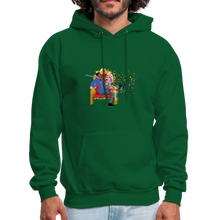 Load image into Gallery viewer, PaperboyFly Dots Men's Hoodie - forest green