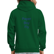 Load image into Gallery viewer, PaperboyFly Dots Men's Hoodie - forest green
