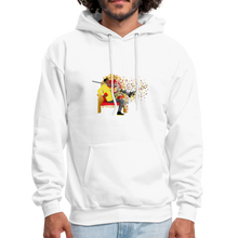 Load image into Gallery viewer, PaperboyFly Dots Men's Hoodie - white