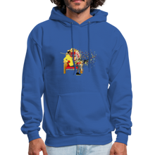Load image into Gallery viewer, PaperboyFly Dots Men's Hoodie - royal blue