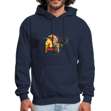 Load image into Gallery viewer, PaperboyFly Dots Men's Hoodie - navy