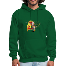 Load image into Gallery viewer, PaperboyFly Dots Men's Hoodie - forest green
