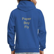 Load image into Gallery viewer, PaperboyFly Dots Men's Hoodie - royal blue