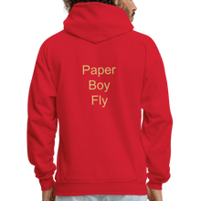 Load image into Gallery viewer, PaperboyFly Dots Men's Hoodie - red