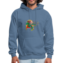 Load image into Gallery viewer, PaperboyFly Dots Men's Hoodie - denim blue