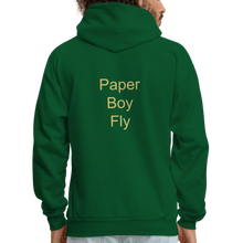 Load image into Gallery viewer, PaperboyFly Dots Men's Hoodie - forest green