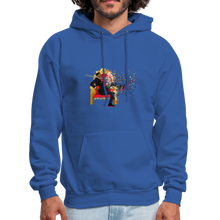 Load image into Gallery viewer, PaperboyFly Dots Men's Hoodie - royal blue
