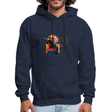 Load image into Gallery viewer, PaperboyFly Dots Men's Hoodie - navy