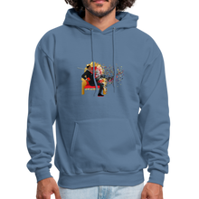 Load image into Gallery viewer, PaperboyFly Dots Men's Hoodie - denim blue
