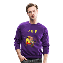 Load image into Gallery viewer, PBF Mens Crewneck Sweatshirt - purple