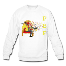 Load image into Gallery viewer, PBF Mens Crewneck Sweatshirt - white