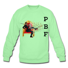 Load image into Gallery viewer, PBF Mens Crewneck Sweatshirt - lime