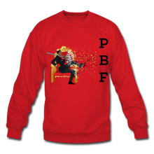 Load image into Gallery viewer, PBF Mens Crewneck Sweatshirt - red
