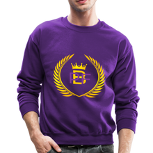 Load image into Gallery viewer, PBF Men's Unisex Crewneck Sweatshirt - purple