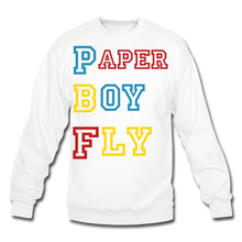 Load image into Gallery viewer, PBF MultiColor Crewneck Sweatshirt - white