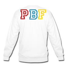 Load image into Gallery viewer, PBF MultiColor Crewneck Sweatshirt - white