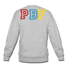 Load image into Gallery viewer, PBF MultiColor Crewneck Sweatshirt - heather gray