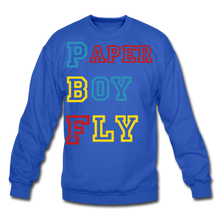 Load image into Gallery viewer, PBF MultiColor Crewneck Sweatshirt - royal blue