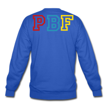 Load image into Gallery viewer, PBF MultiColor Crewneck Sweatshirt - royal blue