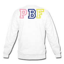 Load image into Gallery viewer, PBF MultiColor Crewneck Sweatshirt - white