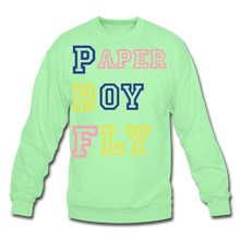 Load image into Gallery viewer, PBF MultiColor Crewneck Sweatshirt - lime