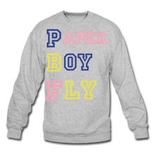 Load image into Gallery viewer, PBF MultiColor Crewneck Sweatshirt - heather gray
