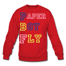 Load image into Gallery viewer, PBF MultiColor Crewneck Sweatshirt - red