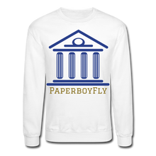 Load image into Gallery viewer, PBF Greek Crewneck Sweatshirt - white