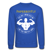 Load image into Gallery viewer, Dream Big Crewneck Sweatshirt - royal blue
