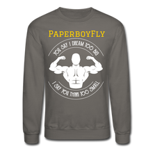Load image into Gallery viewer, Dream Big Crewneck Sweatshirt - asphalt gray
