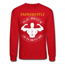 Load image into Gallery viewer, Dream Big Crewneck Sweatshirt - red