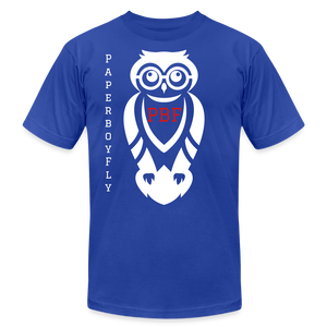 PBF Owl T-Shirt - royal blue