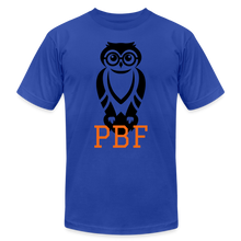 Load image into Gallery viewer, PBF Owl T-shirt - royal blue
