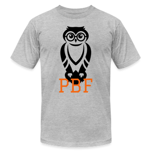 PBF Owl T-shirt - heather gray