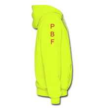 Load image into Gallery viewer, PBF Men&#39;s Hoodie - safety green