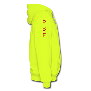 PBF Men's Hoodie - safety green