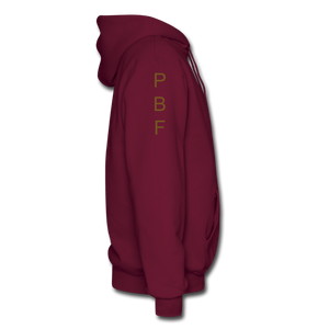 PBF Men's Hoodie - burgundy
