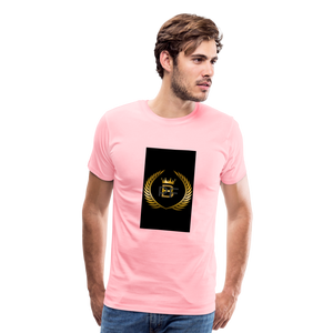 PBF Crown Men's Premium T-Shirt - pink