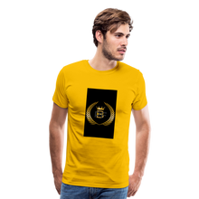 Load image into Gallery viewer, PBF Crown Men&#39;s Premium T-Shirt - sun yellow